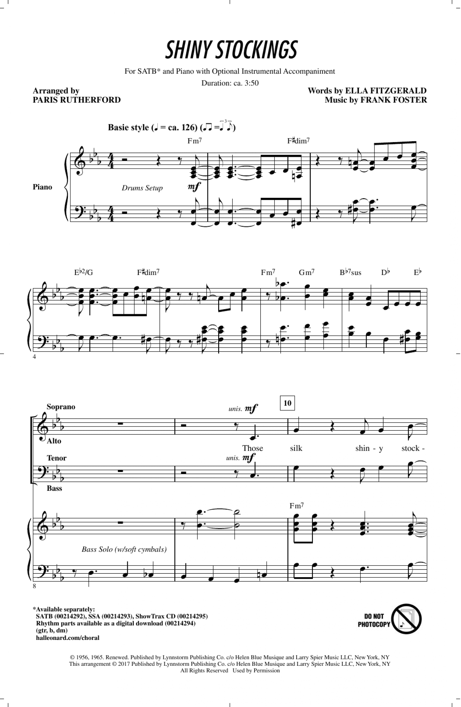 Shiny Stockings (SATB Choir)