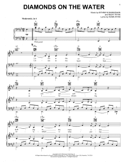 page one of Diamonds On The Water (Piano, Vocal & Guitar Chords (Right-Hand Melody))