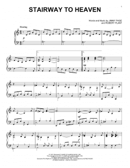 page one of Stairway To Heaven (Piano Solo)