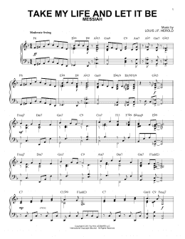 page one of Take My Life And Let It Be [Jazz version] (Piano Solo)