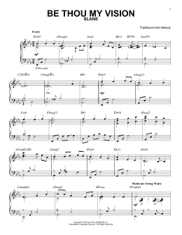 page one of Be Thou My Vision [Jazz version] (arr. Brent Edstrom) (Piano Solo)