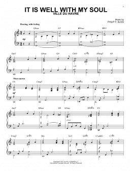 page one of It Is Well With My Soul [Jazz version] (arr. Brent Edstrom) (Piano Solo)