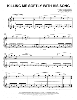 page one of Killing Me Softly With His Song [Classical version] (arr. Phillip Keveren) (Easy Piano)