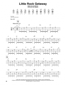 page one of Little Rock Getaway (Banjo Tab)