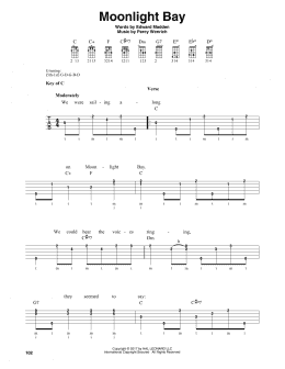 page one of Moonlight Bay (Banjo Tab)