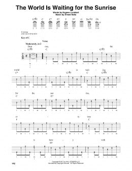 page one of The World Is Waiting For The Sunrise (Banjo Tab)