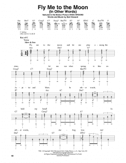 page one of Fly Me To The Moon (In Other Words) (Banjo Tab)