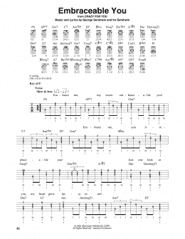 page one of Embraceable You (Banjo Tab)