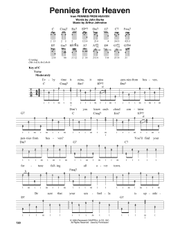 page one of Pennies From Heaven (Banjo Tab)