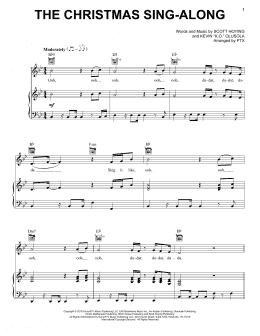 page one of The Christmas Sing-Along (Piano, Vocal & Guitar Chords (Right-Hand Melody))