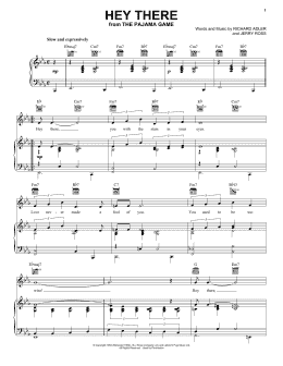 page one of Hey There (Piano, Vocal & Guitar Chords (Right-Hand Melody))
