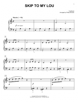 page one of Skip To My Lou [Classical version] (arr. Phillip Keveren) (Easy Piano)