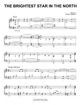 page one of The Brightest Star In The North (Piano Solo)