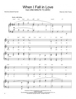 page one of When I Fall In Love (Vocal Duet)