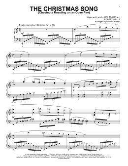 page one of The Christmas Song (Chestnuts Roasting On An Open Fire) [Classical version] (arr. Phillip Keveren) (Piano Solo)