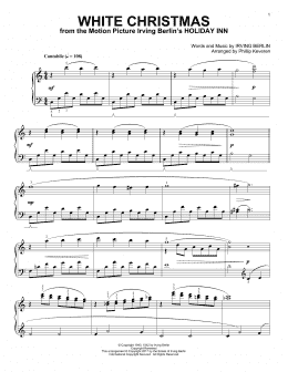page one of White Christmas [Classical version] (arr. Phillip Keveren) (Piano Solo)