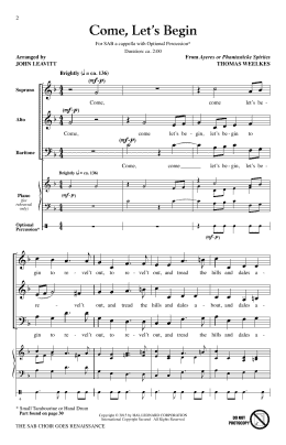 page one of The SAB Choir Goes Renaissance (SAB Choir)