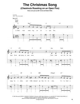 page one of The Christmas Song (Chestnuts Roasting On An Open Fire) (Banjo Tab)