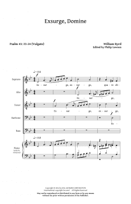 page one of Five Sacred Choral Works (ed. Philip Lawson) (SATB Choir)