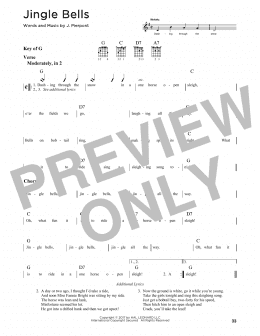 page one of Jingle Bells (Guitar Lead Sheet)