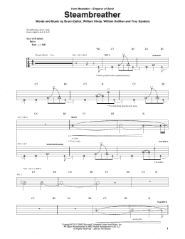page one of Steambreather (Guitar Rhythm Tab)