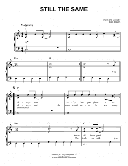 page one of Still The Same (Very Easy Piano)