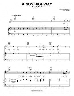 page one of Kings Highway (Piano, Vocal & Guitar Chords (Right-Hand Melody))
