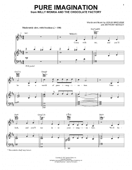 page one of Pure Imagination (Piano, Vocal & Guitar Chords (Right-Hand Melody))