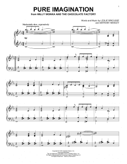 page one of Pure Imagination (Piano Solo)