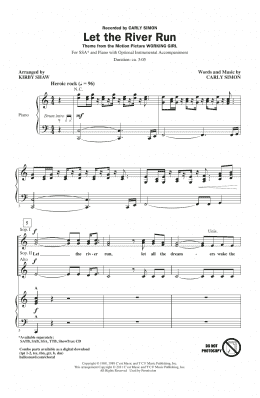 page one of Let The River Run (SSA Choir)