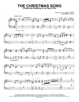 page one of The Christmas Song (Chestnuts Roasting On An Open Fire) [Jazz version] (Piano Solo)