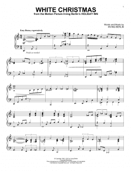 page one of White Christmas [Jazz version] (Piano Solo)