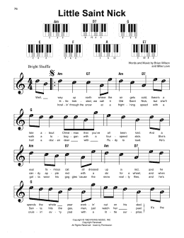 page one of Little Saint Nick (Super Easy Piano)