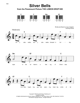 page one of Silver Bells (Super Easy Piano)