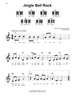 page one of Jingle Bell Rock (Super Easy Piano)