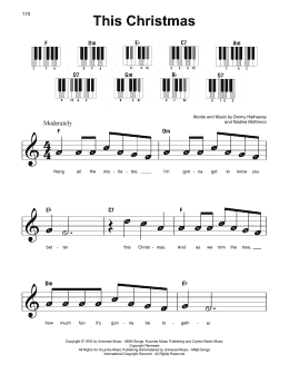 page one of This Christmas (Super Easy Piano)