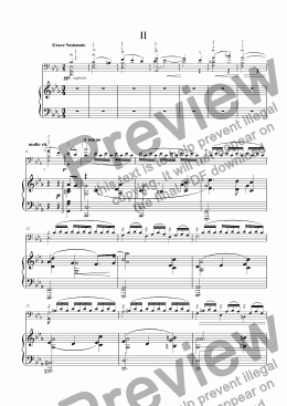 page one of Grave Sostenuto - Cello Sonata in C minor (II mvt.)