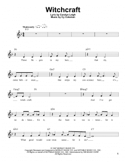 page one of Witchcraft (Pro Vocal)