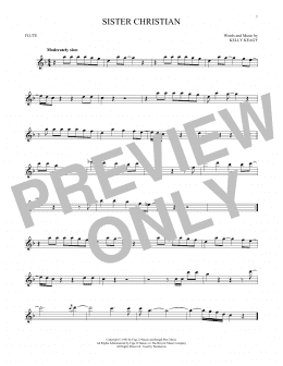 page one of Sister Christian (Flute Solo)