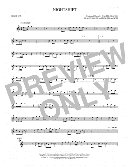 page one of Nightshift (Tenor Sax Solo)
