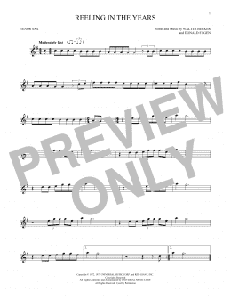 page one of Reeling In The Years (Tenor Sax Solo)