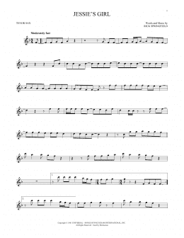 page one of Jessie's Girl (Tenor Sax Solo)