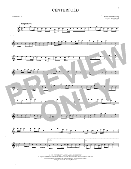 page one of Centerfold (Tenor Sax Solo)