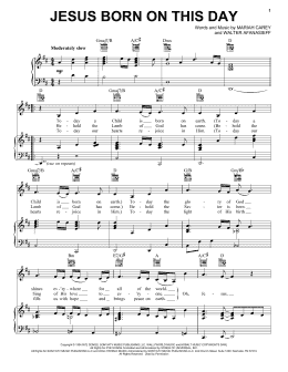 page one of Jesus Born On This Day (Piano, Vocal & Guitar Chords (Right-Hand Melody))