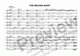 page one of The Selfish Giant (musical for childrens choir, actors & ch. orch.)