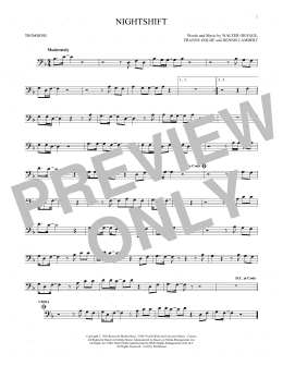 page one of Nightshift (Trombone Solo)