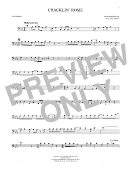 page one of Cracklin' Rosie (Trombone Solo)