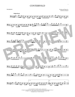 page one of Centerfold (Trombone Solo)
