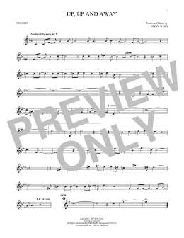 page one of Up, Up And Away (Trumpet Solo)
