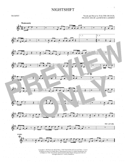 page one of Nightshift (Trumpet Solo)